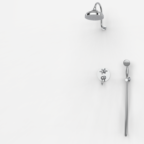 CLASSICAL - 2-Wege Duschmischer-Set - Chrome