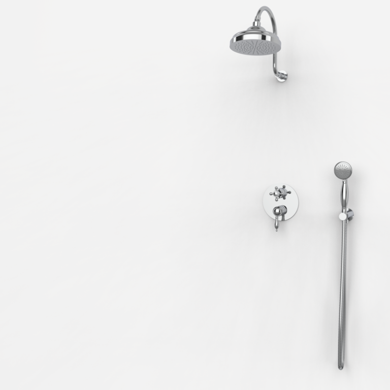 CLASSICAL - 2-Wege Duschmischer-Set - Chrome