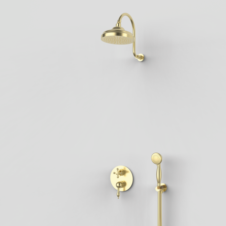 CLASSICAL - 2-Wege Duschmischer-Set - Altes Messing