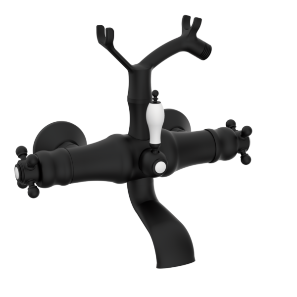 CLASSICAL - Thermostat-Wannen-Brausearmatur 1866 - Schwarz