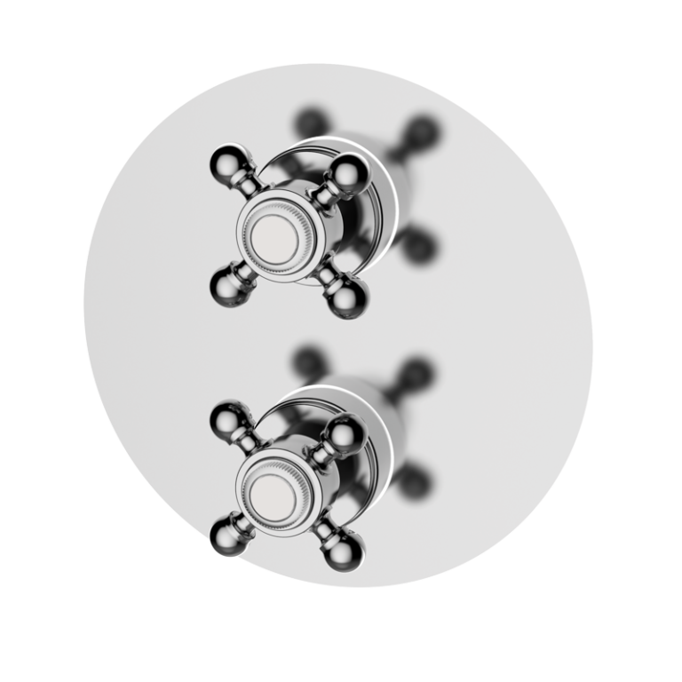 CLASSICAL - Unterputz-Thermostatarmatur mit Absperrung - Chrome