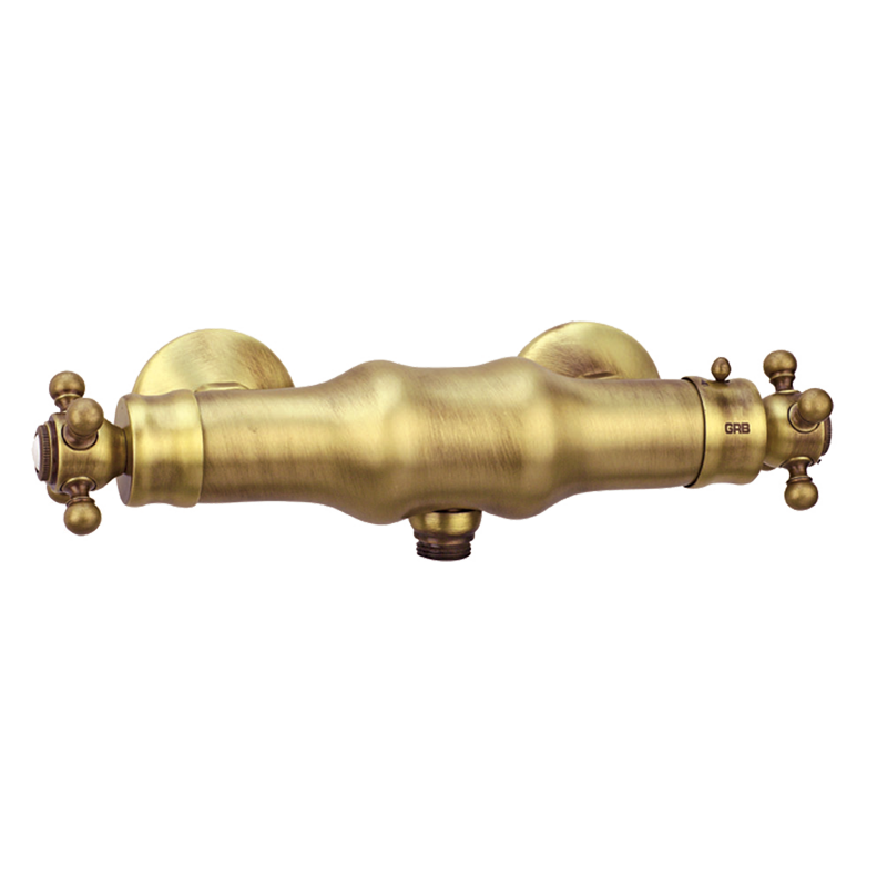 CLASSICAL - Thermostat-Duscharmatur 1866 - Altes Messing