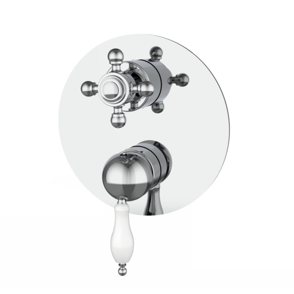 CLASSICAL - Unterputz-Einhebelmischer mit integriertem Umsteller - Chrome