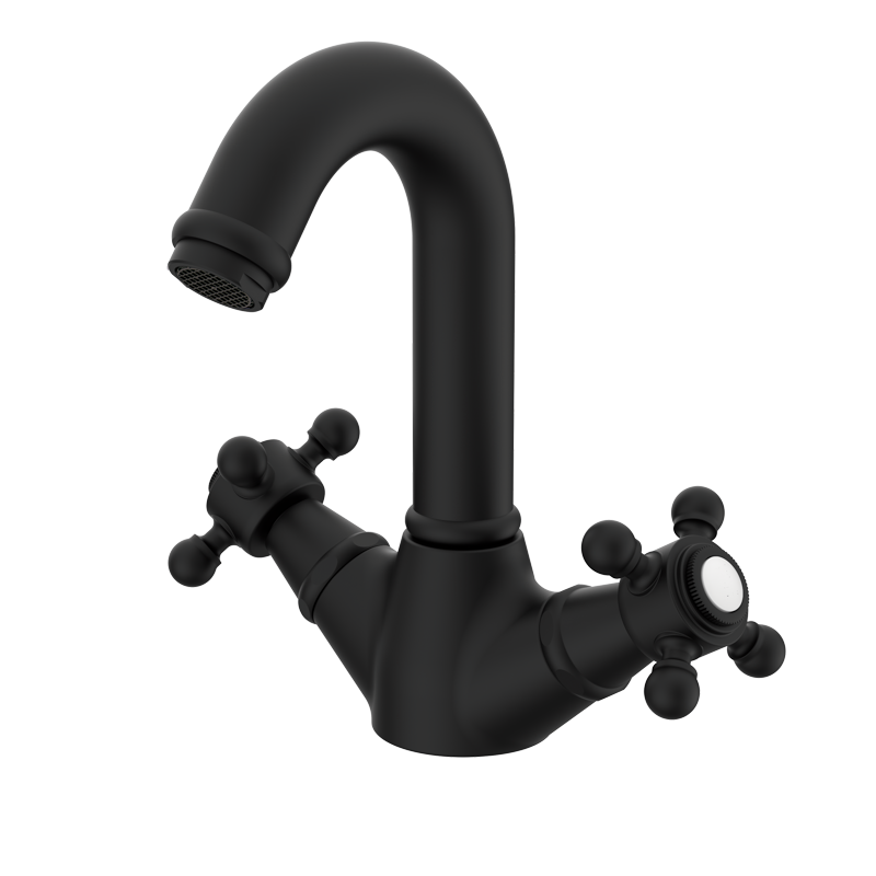 CLASSICAL - 1866 Monoblock-Waschtischmischer Schwarz