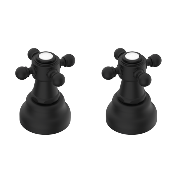 CLASSICAL - 1866 Bidet-Armaturen-Set - Schwarz