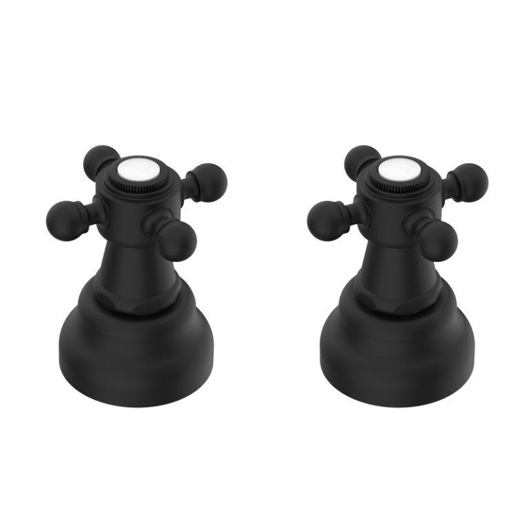 CLASSICAL - 1866 Bidet-Armaturen-Set - Schwarz