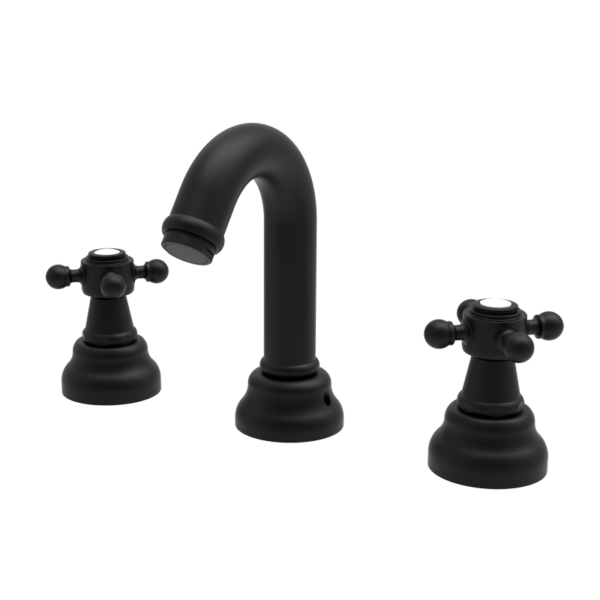 CLASSICAL - 3-Loch-Waschtischarmatur, Modell 1866 - Schwarz