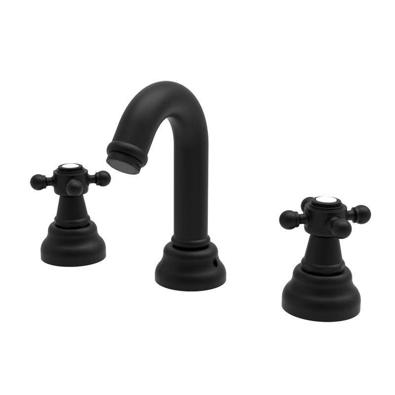 CLASSICAL - 3-Loch-Waschtischarmatur, Modell 1866 - Schwarz