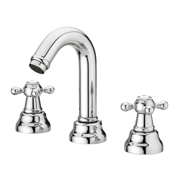 CLASSICAL - 3-Loch-Waschtischarmatur, Modell 1866 - Chrome