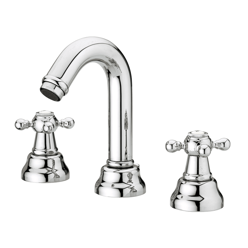 CLASSICAL - 3-Loch-Waschtischarmatur, Modell 1866 - Chrome