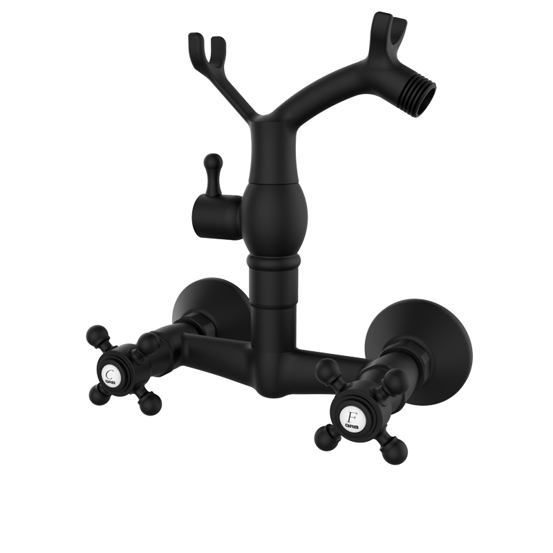 CLASSICAL - Monoblock-Duscharmatur 1866 Eco Save - Schwarz