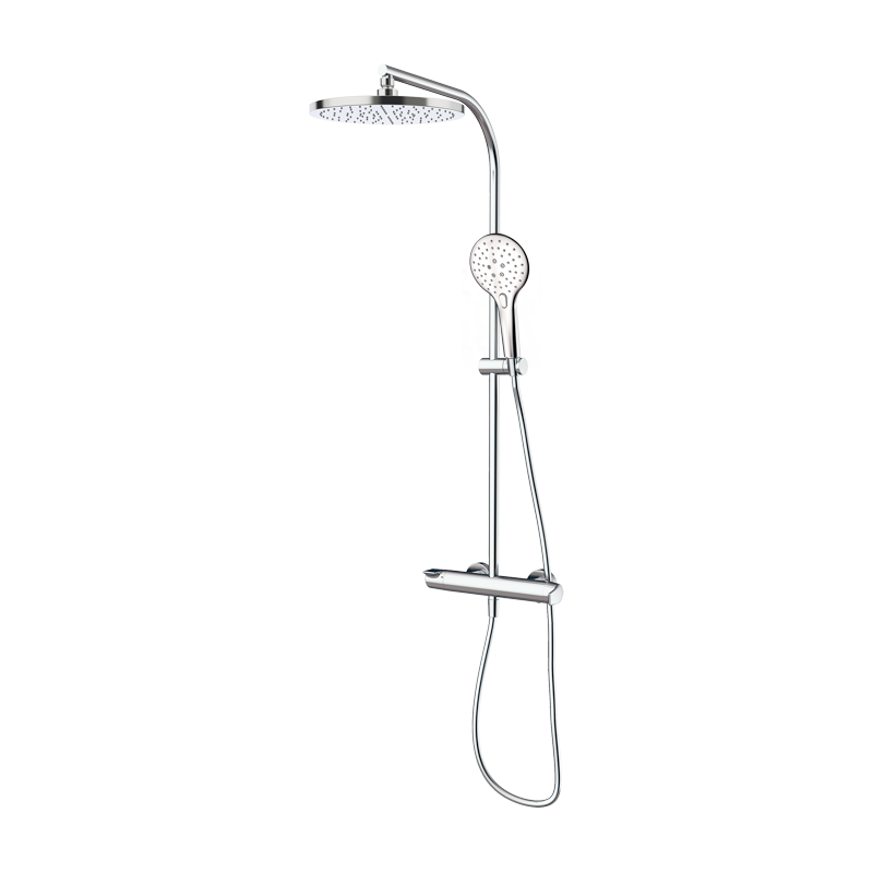 GRB Dry Einhebel-Duschmischer mit fester Duschsäule