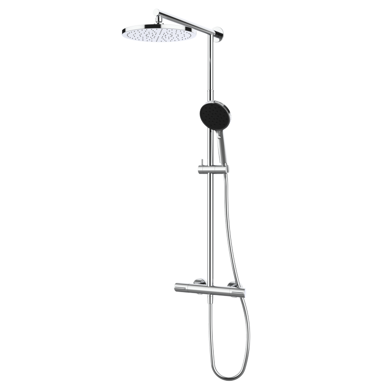 GRB Dry Thermostat-Duschsystem mit teleskopischer Duschsäule