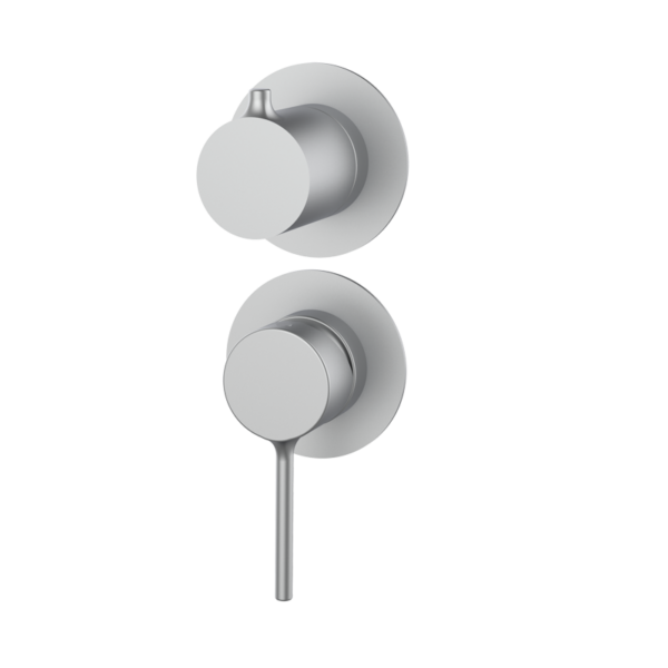 TIME Unterputz-Mischer mit Umsteller - Edelstahl PVD