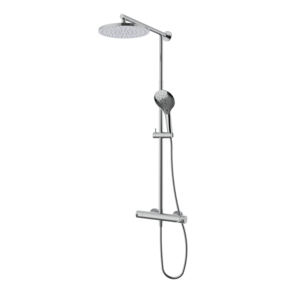 TIME Teleskop-Duschsäule mit Mischbatterie - Chrome