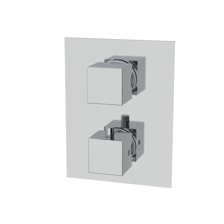 KALA - Thermostatische Einbauarmatur ohne Absperrventil - Chrome