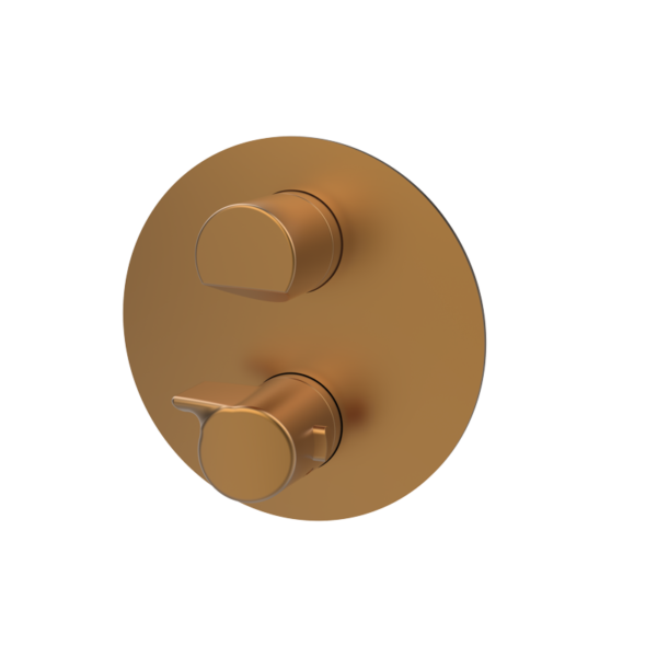 PREMIER Unterputz-Thermostatarmatur Kupfer PVD