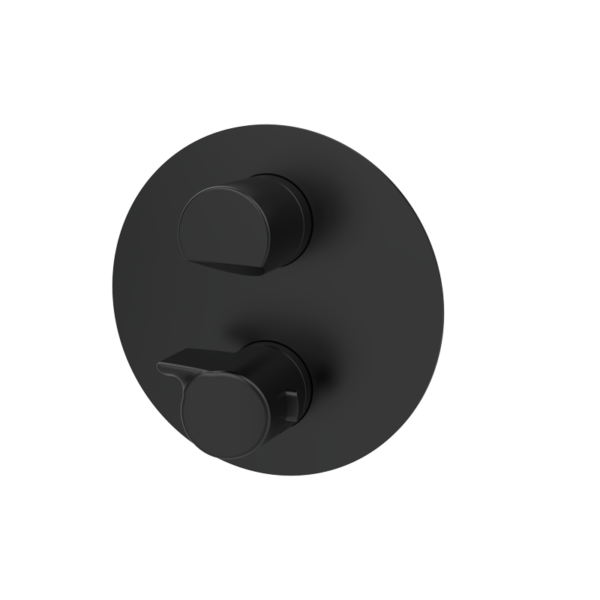 PREMIER Unterputz-Thermostatarmatur Schwarz PVD