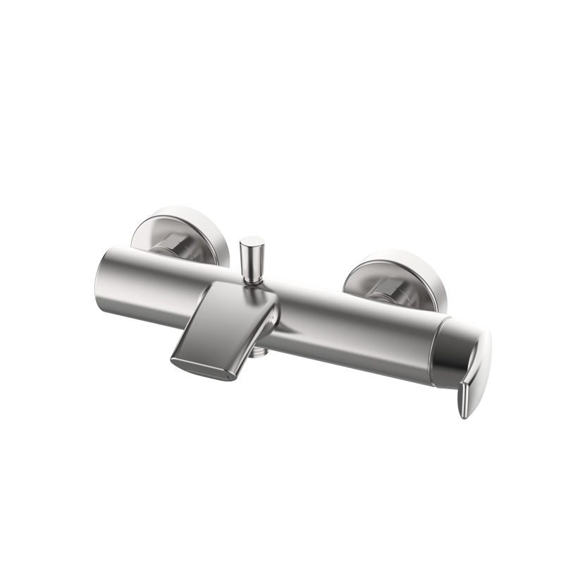 PREMIER Wannen-Duscharmatur - Einhebelmischer Edelstahl PVD