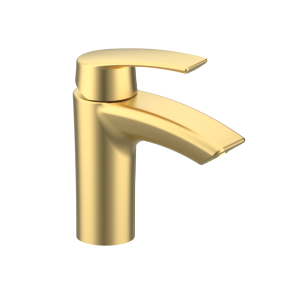 PREMIER Waschtischmischer Gold gebürstet PVD