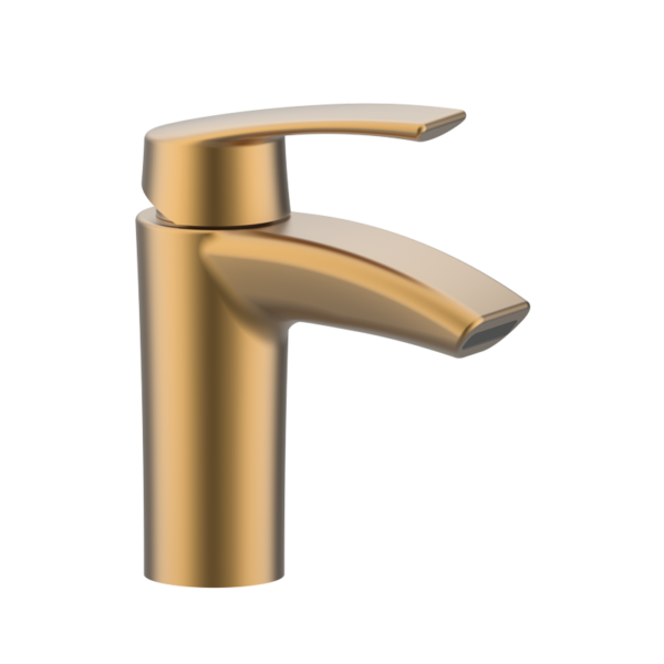 PREMIER Waschtischarmatur mit Wasserfallauslauf Kupfer PVD