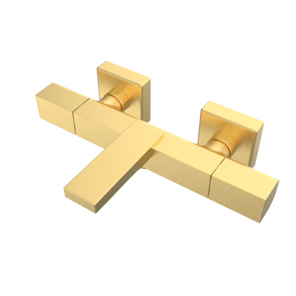 KALA - Thermostatische Wannen-Brausearmatur - Gold gebürstet PVD