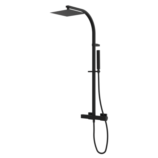 KALA - Duscharmatur mit Thermostat - Schwarz