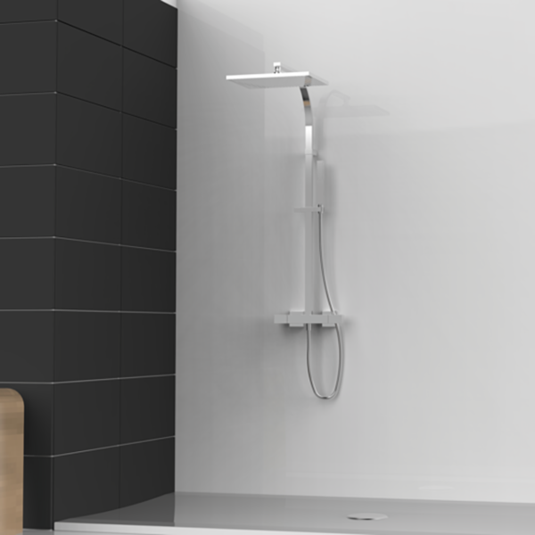 KALA - Duscharmatur mit Thermostat - Chrome