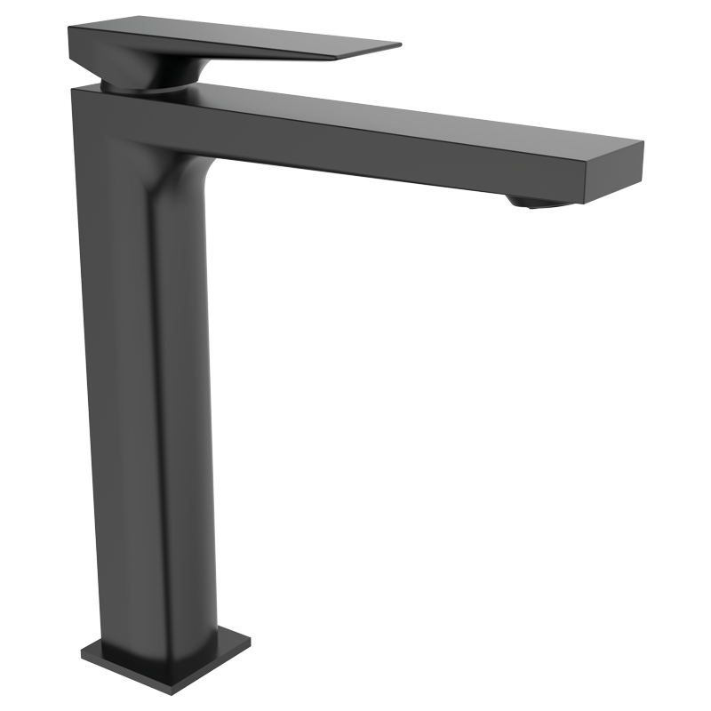 KALA - Hohe Waschtischarmatur - Schwarz PVD