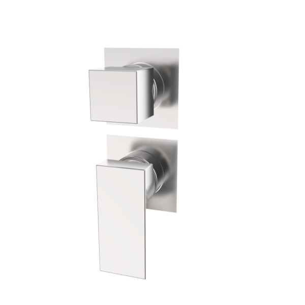 KALA - Einbauarmatur mit Umsteller - Edelstahl PVD
