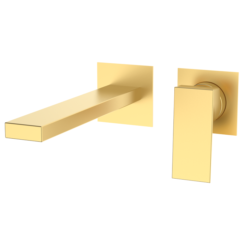 KALA - Unterputz-Waschtischarmatur - Gold gebürstet PVD