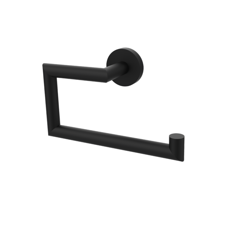 ACCESORIES Großer Handtuchring - Schwarz