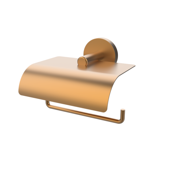 ACCESORIES WC-Papierhalter mit Deckel - Kupfer PVD
