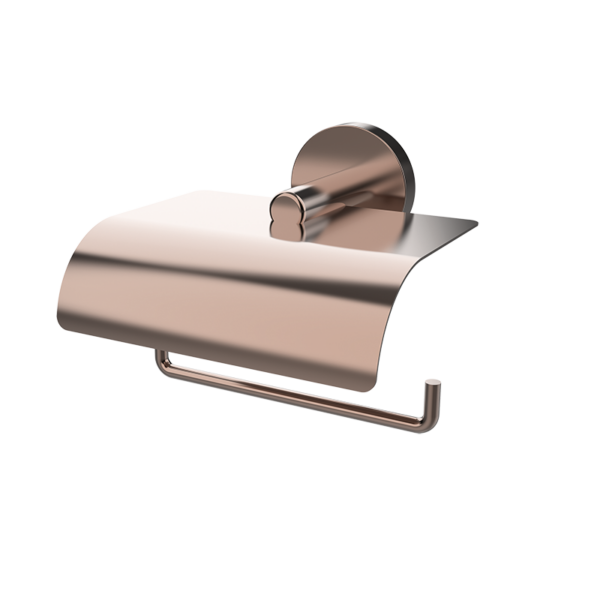 ACCESORIES WC-Papierhalter mit Deckel - Mocca PVD