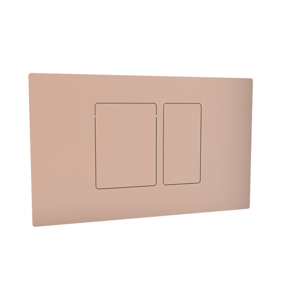 Drückerplatte für WC-Spülkasten Mocca PVD