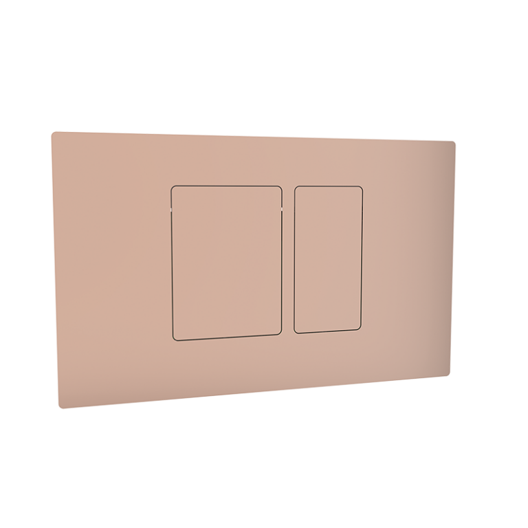 Drückerplatte für WC-Spülkasten Mocca PVD