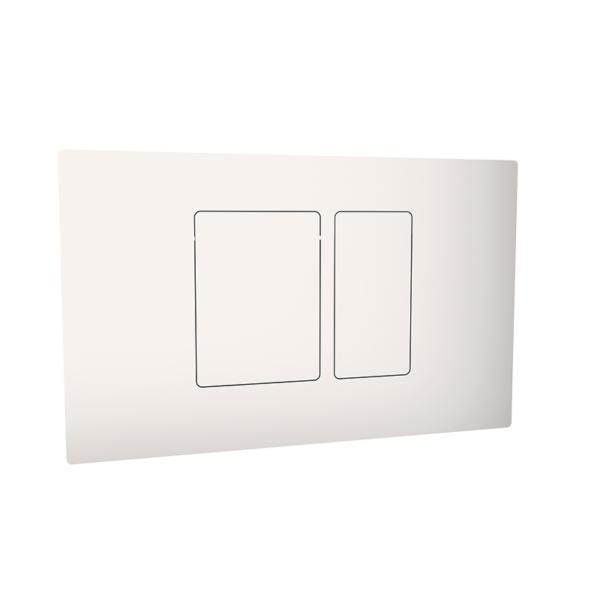 Drückerplatte für WC-Spülkasten Edelstahl PVD