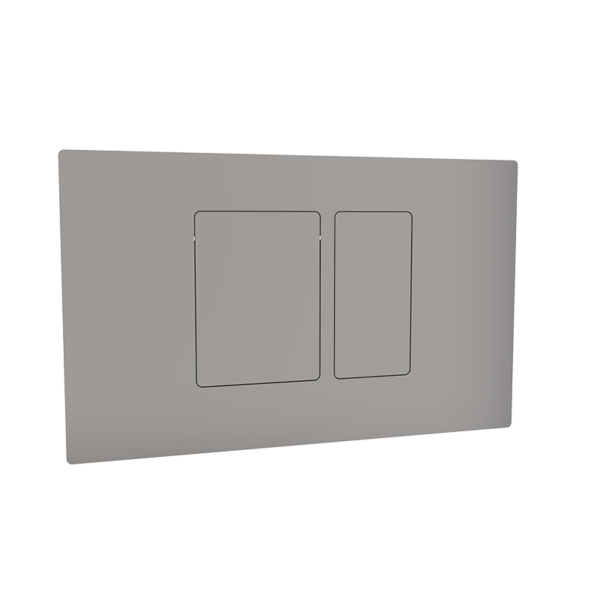 Drückerplatte für WC-Spülkasten Dark Steel PVD