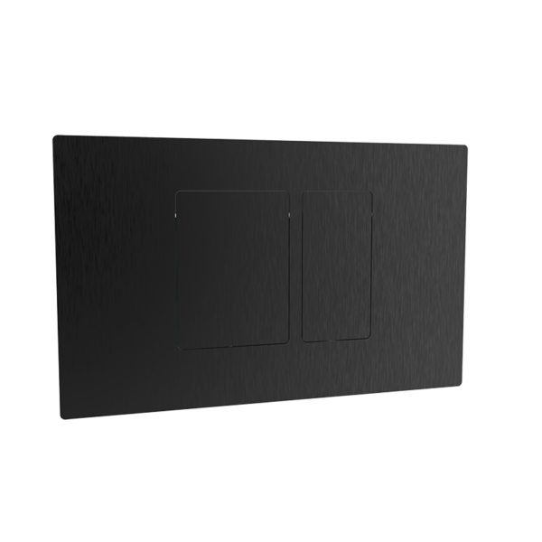 Drückerplatte für WC-Spülkasten Schwarz PVD