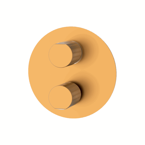 AURA - Unterputz-Mischer mit Umsteller - Kupfer PVD