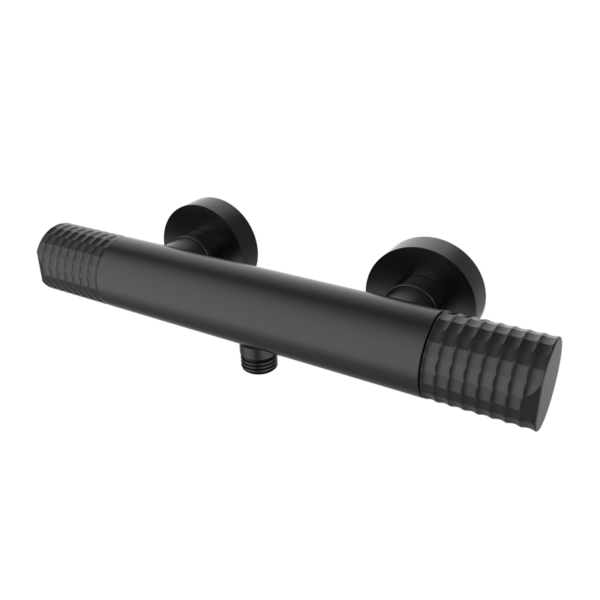 AURA - Thermostat-Duscharmatur - Schwarz PVD