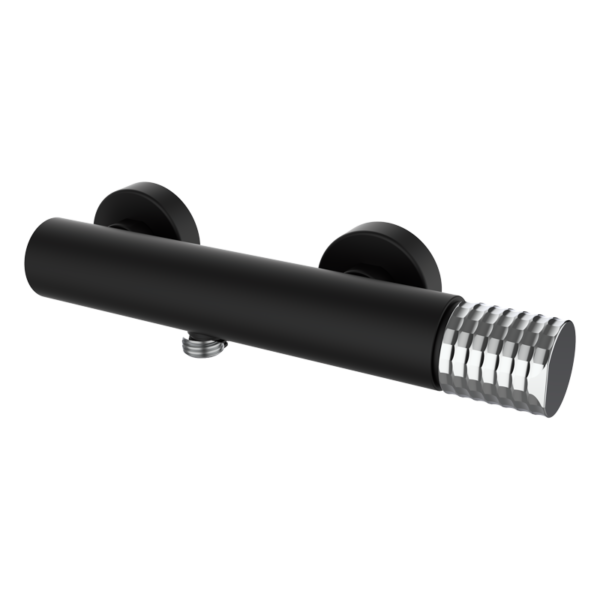 AURA - Duscharmatur - Schwarz-Chrome