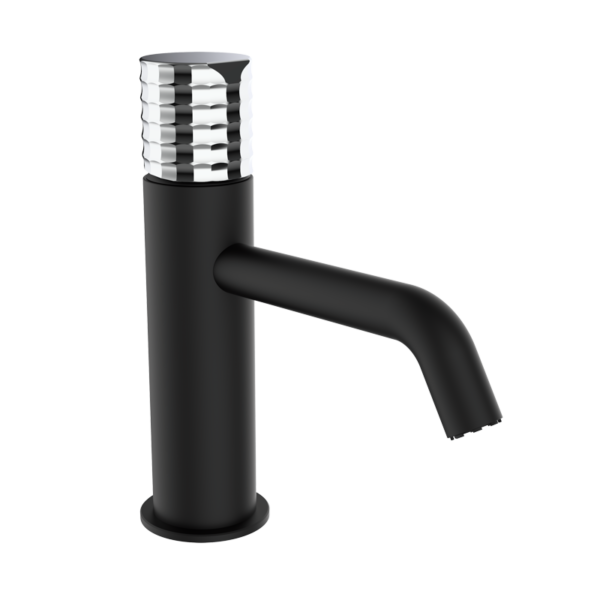 AURA Waschtischarmatur - Schwarz Chrome