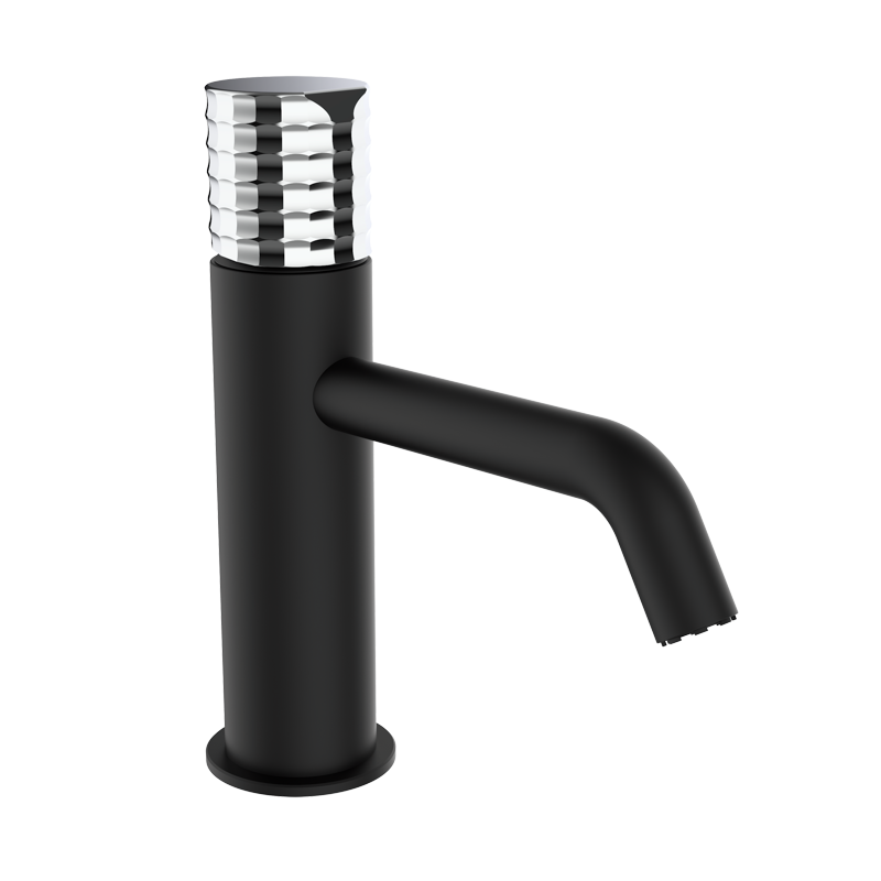 AURA Waschtischarmatur - Schwarz Chrome