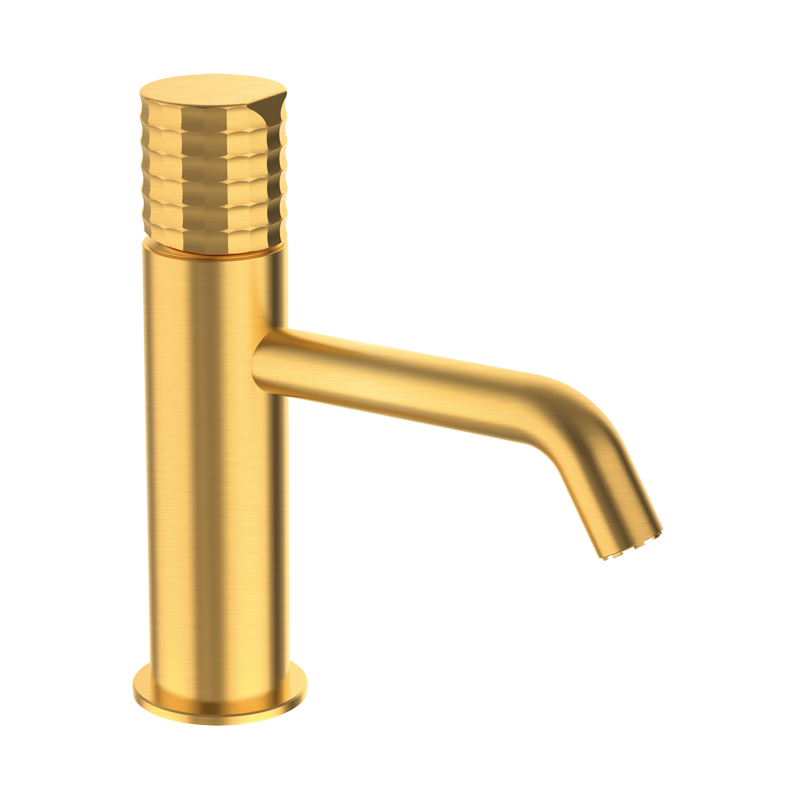 AURA Waschtischarmatur - Gold gebürstet PVD