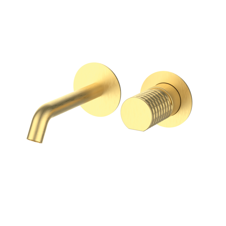 AURA Unterputz-Waschtischarmatur - Gold gebürstet PVD