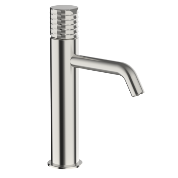 AURA XL-Waschtischarmatur - Edelstahl PVD