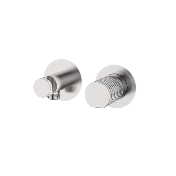 AURA - Horizontal Unterputz-Mischer - Edelstahl PVD