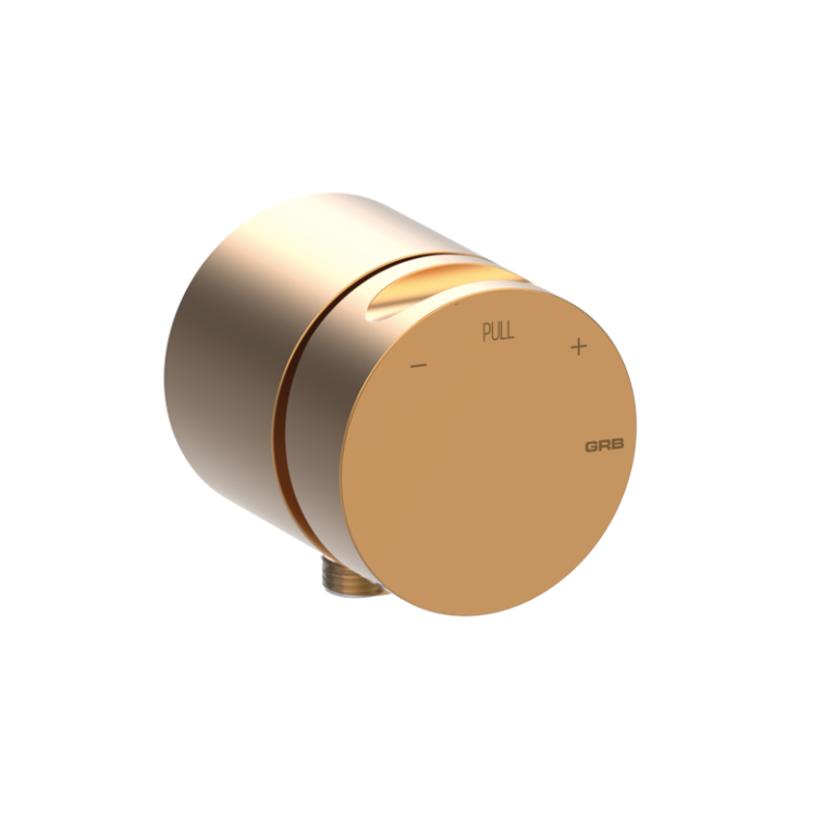 INCOOL Externer Mischer mit integrierter Halterung Kupfer PVD