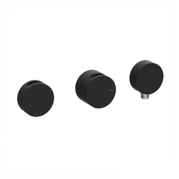 INCOOL Horizontaler Thermostatmischer mit integrierter Halterung Schwarz